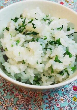春のごはん✴せりごはん-レシピのメイン写真