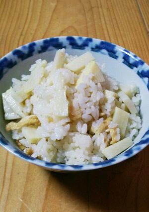 簡単、シンプル筍ごはん(３合)-レシピのメイン写真