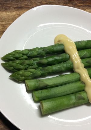 超簡単★茹でアスパラのカラシマヨネーズ♬-レシピのメイン写真