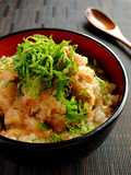 サラッと爽やか♡梅みぞれ煮唐揚げ丼！