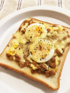 食べたらなっとく!なったまチーズトースト-レシピのメイン写真