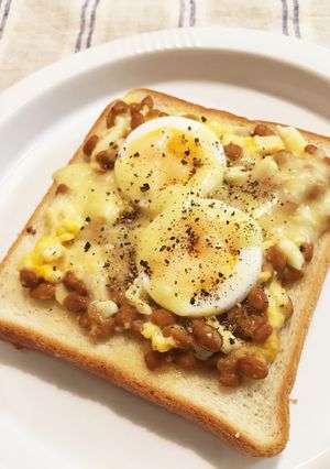 食べたらなっとく！なったまチーズトースト-レシピのメイン写真