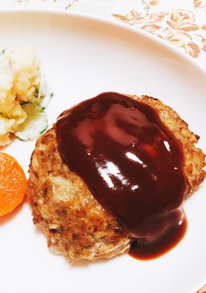 ハンバーグ-レシピのメイン写真