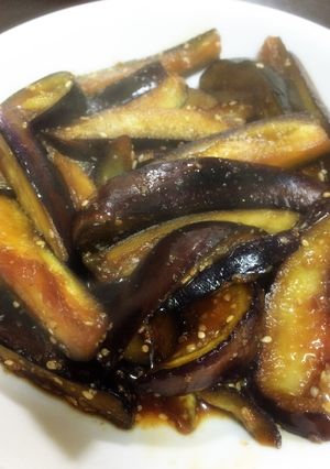 なすの甘辛-レシピのメイン写真