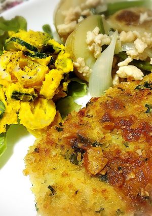 やみつき！鰯パン粉焼きガーリック梅ソース-レシピのメイン写真