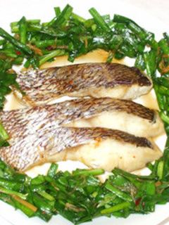 鯛の中華蒸しもの♪電子レンジで魚の煮付け-レシピのメイン写真