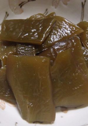 メチャ美味しい…「茎ワカメの酢醤油煮」-レシピのメイン写真