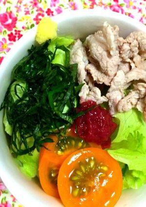 夏バテに!簡単サラダうどん♪-レシピのメイン写真