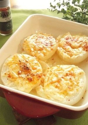 新玉ねぎのチーマヨパプリカ焼き-レシピのメイン写真