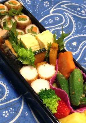 陸上部男子中高生のお弁当 ４月８日-レシピのメイン写真