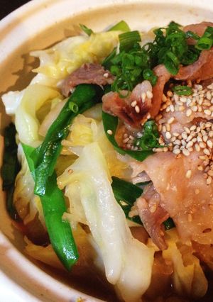 豚バラ肉とキャベツの味噌蒸し焼き-レシピのメイン写真