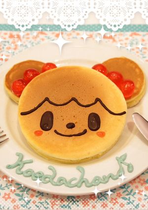 こえだちゃん　にっこり　ホットケーキ-レシピのメイン写真