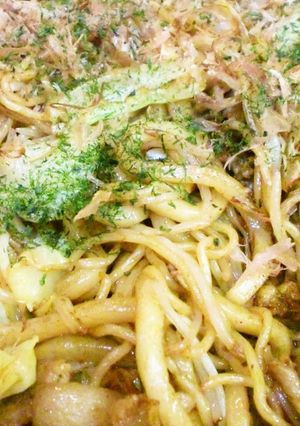 ぱぱっと！鉄板で焼きそばうどん-レシピのメイン写真