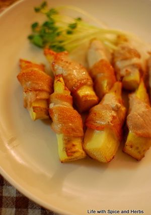 材料３つ！シャキシャキたけのこの肉巻き-レシピのメイン写真