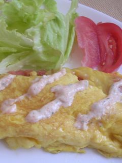 *明太チーズオムレツ*-レシピのメイン写真