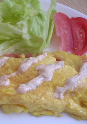 *明太チーズオムレツ*-レシピのメイン写真