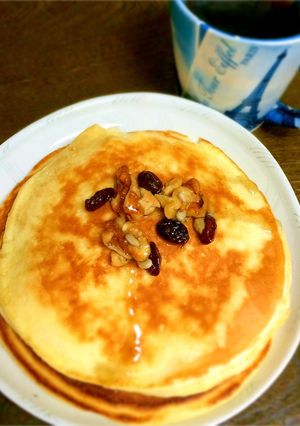 簡単ふんわり豆乳パンケーキ♪-レシピのメイン写真