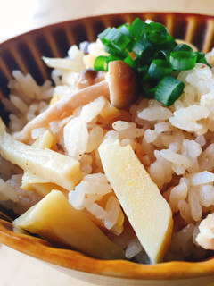 たけのこきのこ鶏炊き込みごはん-レシピのメイン写真