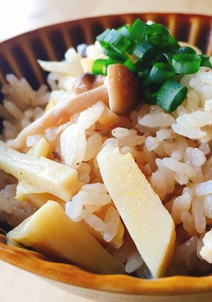たけのこきのこ鶏炊き込みごはん-レシピのメイン写真