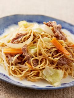 ヘルシー蒸し焼きそば-レシピのメイン写真
