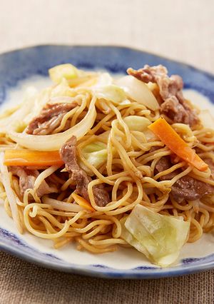 ヘルシー蒸し焼きそば-レシピのメイン写真