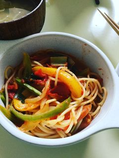 野菜たっぷりトマトスープパスタ♪-レシピのメイン写真