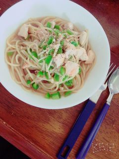 簡単☆和風スープパスタ(スパゲティ)-レシピのメイン写真