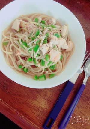 簡単☆和風スープパスタ(スパゲティ)-レシピのメイン写真