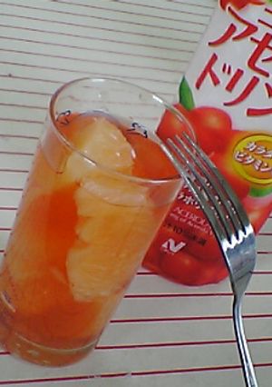 グレとロラのジュース♪-レシピのメイン写真
