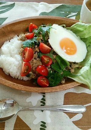 ガパオライスならぬ｢紫蘇(大葉)ライス｣-レシピのメイン写真