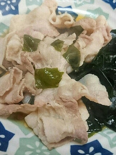 わかめと豚バラ さっと煮-レシピのメイン写真
