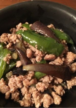 【お助けメニュー】子供用麻婆茄子ピーマン-レシピのメイン写真