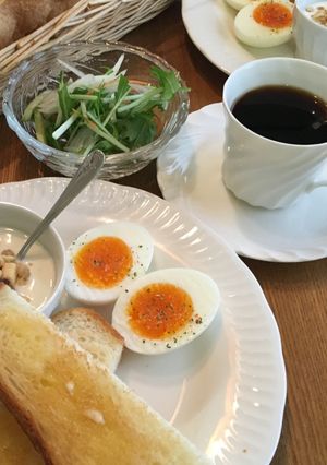 モーニングのゆでたまごにマジックソルト♪-レシピのメイン写真