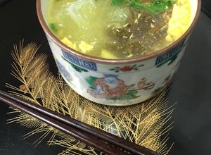 角寒天VSもずく海の食物繊維スープ-レシピのメイン写真