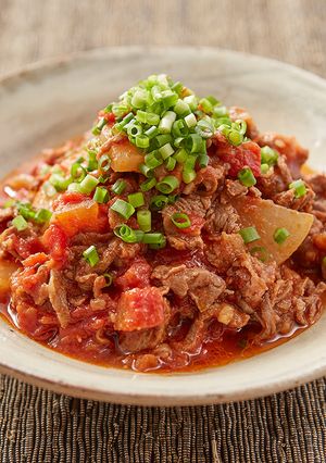 牛バラ肉と大根のトマト煮-レシピのメイン写真