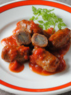 牛肉とごぼうのトマト煮込み-レシピのメイン写真