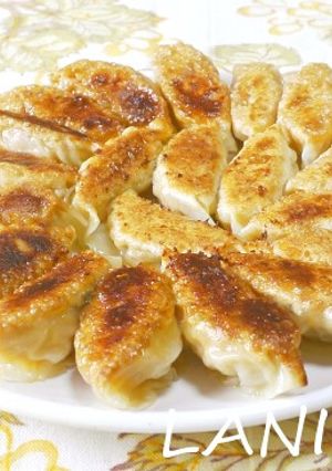 まぐろキムチの円盤餃子-レシピのメイン写真