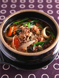 牛肉と野菜のピリ辛スープ さっぱり仕立て-レシピのメイン写真