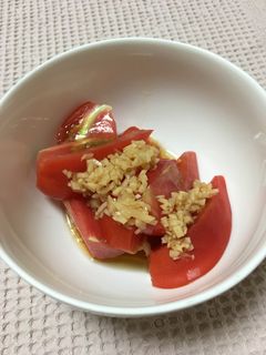 酢生姜でトマトサラダ!-レシピのメイン写真