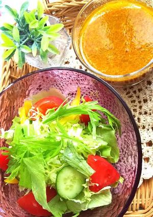 ☆手作り人参ドレッシング☆カレー風味♪-レシピのメイン写真