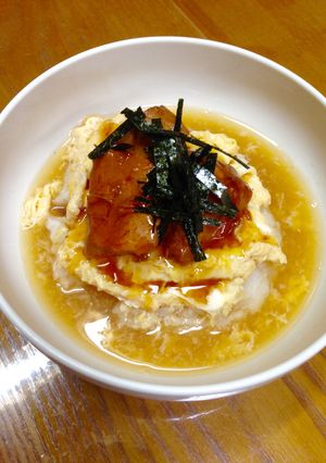 まぐろ尾の身味付のだし茶漬け-レシピのメイン写真