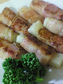 お餅余ってたら簡単もちベーコン巻き-レシピのメイン写真