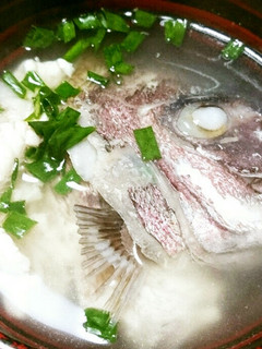 簡単、鯛のあら汁。-レシピのメイン写真