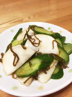 あっさり漬け物☆カブとキュウリの塩昆布-レシピのメイン写真