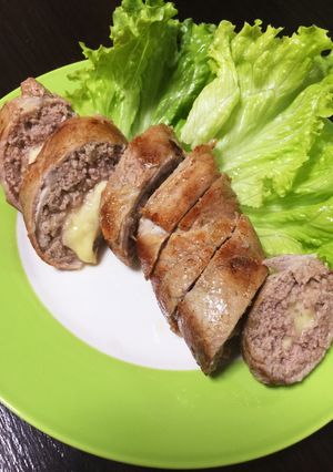 肉を肉で巻いて食べる！肉食系肉！-レシピのメイン写真