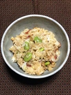 枝豆と茗荷の即席混ぜごはん-レシピのメイン写真