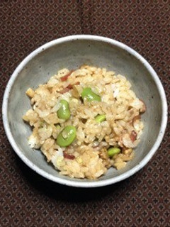 枝豆と茗荷の即席混ぜごはん-レシピのメイン写真