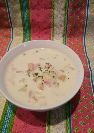 キャンベルの缶で具沢山クラムチャウダー★-レシピのメイン写真