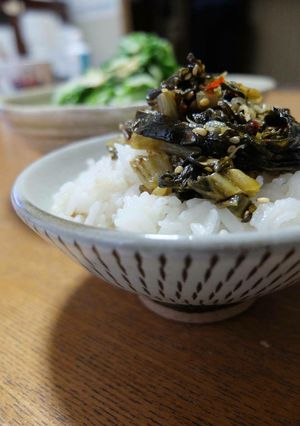 美味しすぎる、高菜の油炒め-レシピのメイン写真