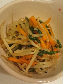 もやしと人参とニラの中華炒め-レシピのメイン写真